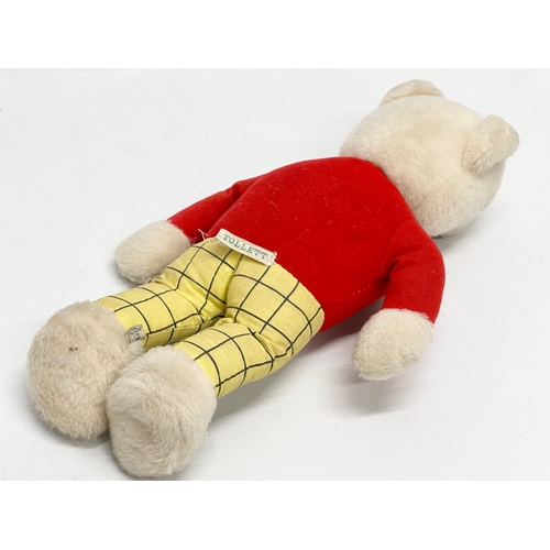 537 - A Limited Edition Rupert Classic 1973 Brown Face Rupert Bear with box by Frances Collectables Limite... 