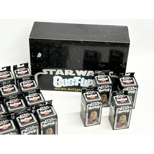 593 - A collection of Star Wars Bust-Ups Micro Models Kits. Series 1. Gentle Giant LTD.