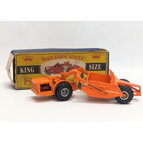 602 - A vintage Matchbox King Size K-6 Allis-Chalmers Earth Remover model.