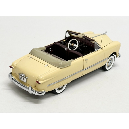 777 - The Danbury Mint 1949 Ford Custom model car with box. Car measures 21cm