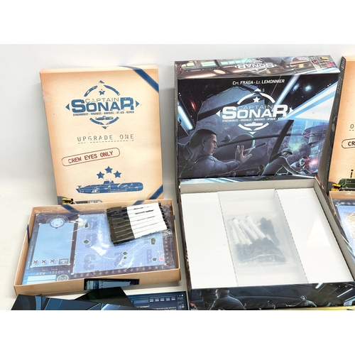 766 - Captain Sonar. A Captain Sonar Synchronise Organise Navigate Attack Repair. Captain Sonar Upgrade On... 