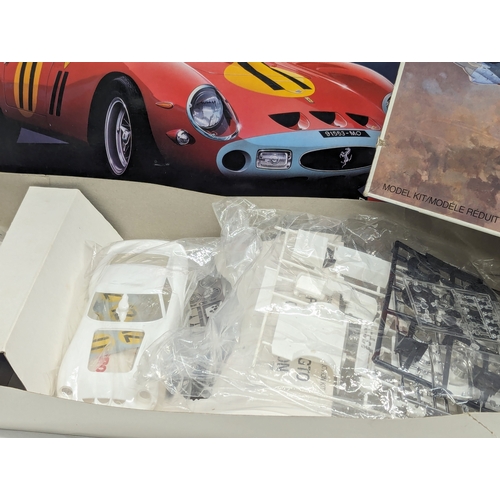 798 - A Ferrari 250 GTO model by Airfix 'Hi-Tech Series' and a Boeing B-52H model plane by Italia.