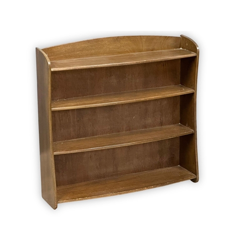 1024 - A vintage open bookcase by Remploy. 91x22x89.5cm(7)