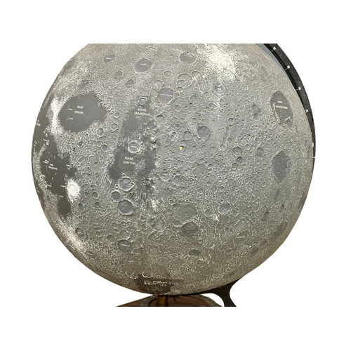 24 - A large rare early/mid 20th century moon globe. 56x84cm