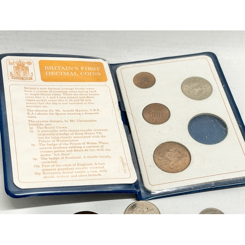 502I - A collection of British coins.