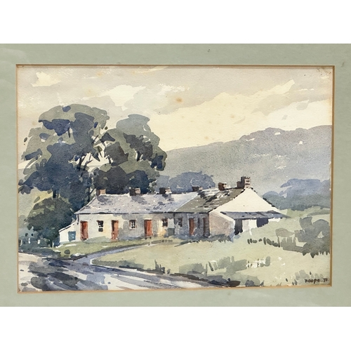 359A - A watercolour drawing by Len Roope (1917-2005) 27.5x19.5cm. Frame 40x33cm