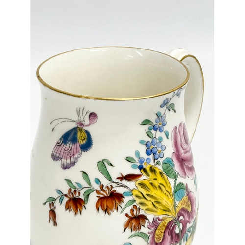 10 - A late 19th century Royal Worcester barrel mug. 1891. Grey mark. No dots. 11.5x9x12.5cm