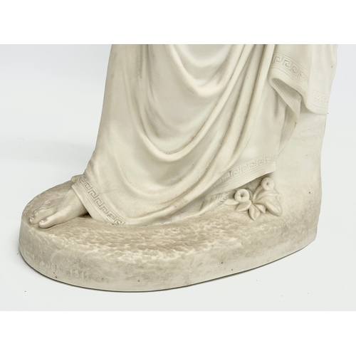 12 - A mid 19th century Copeland Art Union of London Parian figurine, modelled by J.H.Foley. Dated 1847. ... 