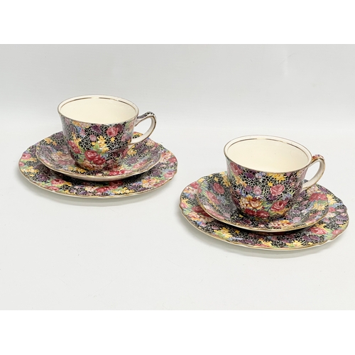 71 - A good collection of late 19th and early 20th century cups and saucers. A late 19th century Aynsley ... 