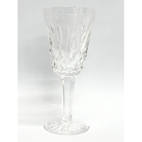 74 - A set of 4 Waterford Crystal ‘Lismore’ sherry glasses/small wine glasses. 13cm