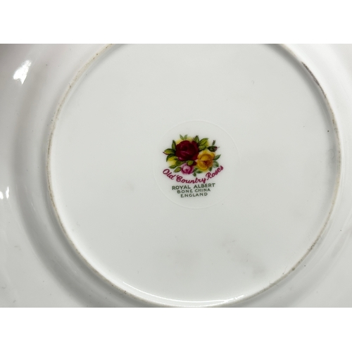 392 - A set of 12 Royal Albert ‘Old Country Roses’ sandwich plates. 16cm.