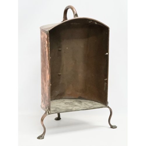 76 - A George III copper plate warmer. Circa 1800. 47x31x70cm