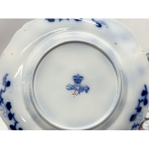 92 - A 19th century Real Stone China Imari pattern part dinner service. Probably by Hicks, Meigh & Johnso... 