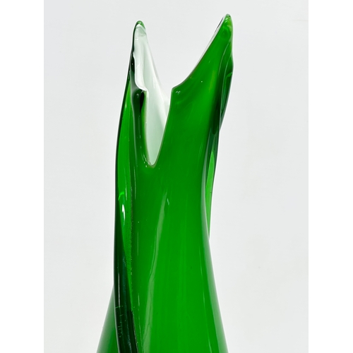 97 - A large Italian Art Glass vase designed by Cristalleria Fratelli Betti. 1960. 34.5cm