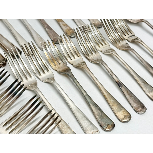 373 - A collection of good quality late 19th century Walker & Hall silver plated cutlery and 4 boxes of vi... 