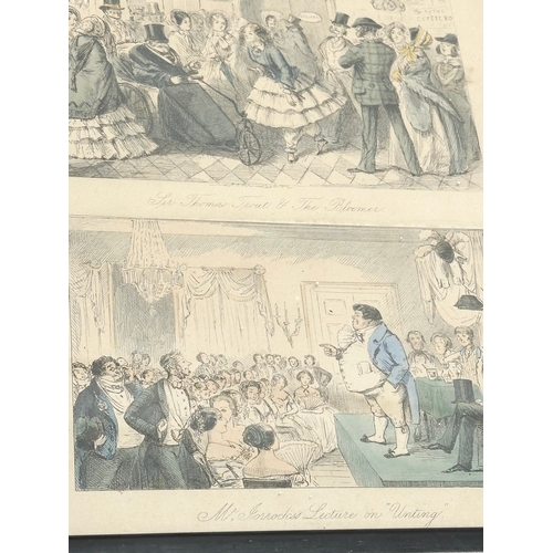 365 - 4 early and mid 19th century coloured etchings. 2 by Jones & Co, 1822. 24x28cm