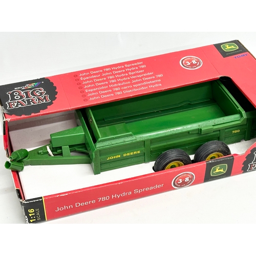 440 - A Britains Big Farm John Deere 780 Hydra Spreader in box. 41cm