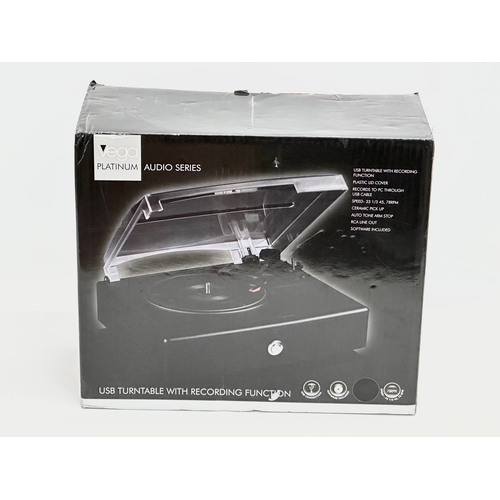 503 - A new Vega Platinum Auto Series USB turntable with recording function.