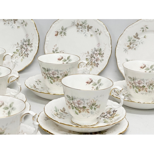 462 - An 18 piece Royal Albert ‘Haworth’ tea service. Royal Albert LTD 1982.