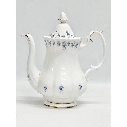 465 - A Royal Albert ‘Memory Lane’ coffee pot. 22x26cm