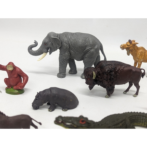 508 - A collection of vintage Britains model animals, mostly from 1970s.