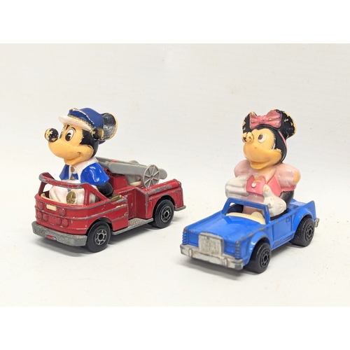 512 - A collection of vintage model cars including 3 Matchbox Disney Series 1979, Matchbox Character Serie... 