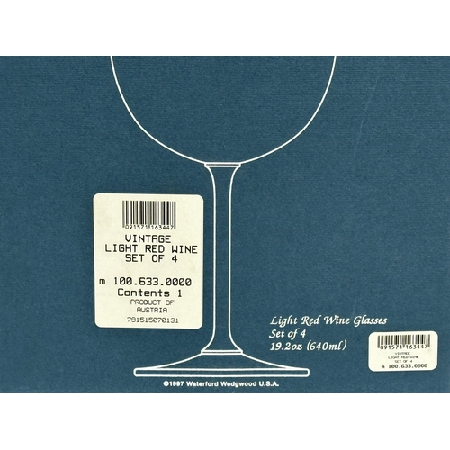 327 - Waterford Marquis. The ‘Vintage Tasting Collection’ wine glasses by Waterford Marquis. Glasses measu... 