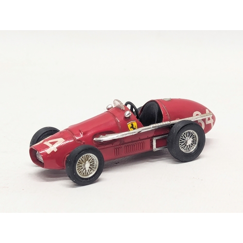 513 - A collection of 3 Brumm model cars, including a Ferrari F2 500 1953, a Blitzen Benz Indianapolis 191... 