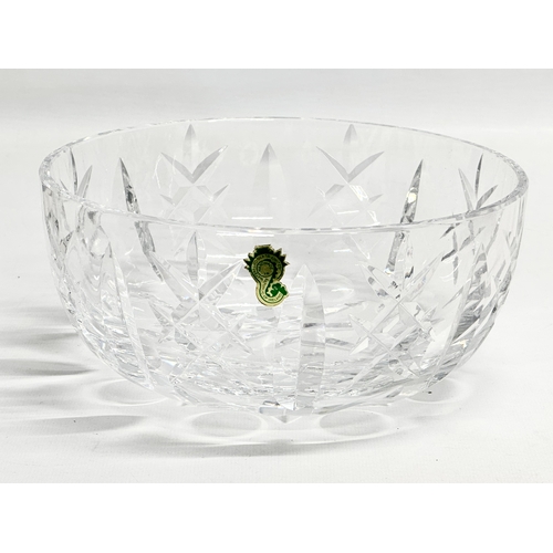 328 - A Waterford Crystal salad bowl with box. Bowl measures 20x9cm