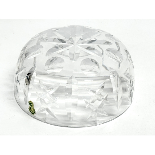 328 - A Waterford Crystal salad bowl with box. Bowl measures 20x9cm