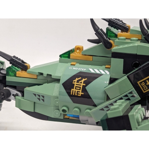 519 - A Lego The Ninjago Movie Green Ninja Mech Dragon