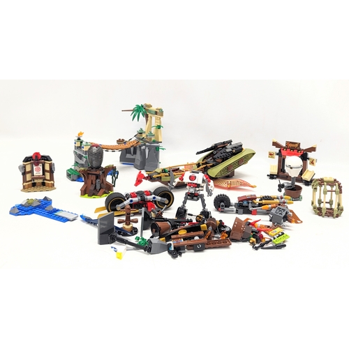 520 - A collection of Lego Ninjago models and sets