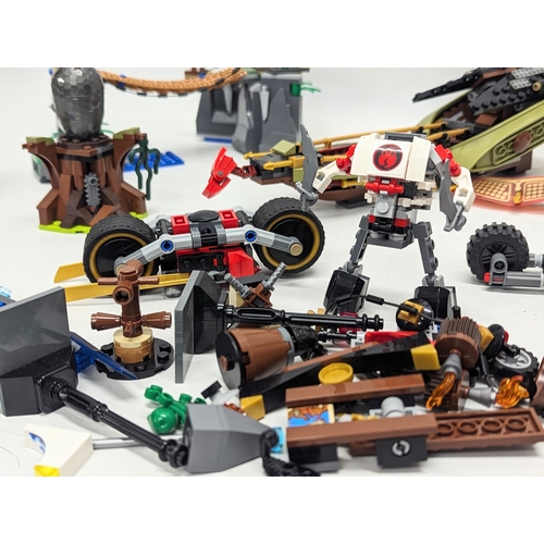 520 - A collection of Lego Ninjago models and sets