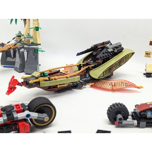 520 - A collection of Lego Ninjago models and sets