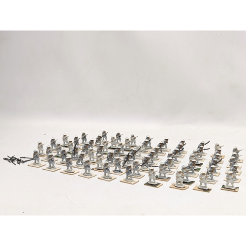 524 - A collection of metal model figures