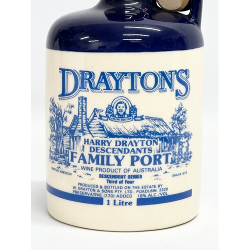 452 - A bottle Dayton’s Family Port. Harry Drayton Descendants. 1litre.