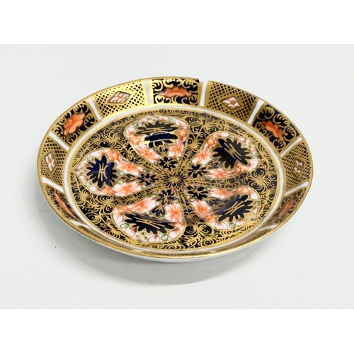 470 - A collection of 19th century silver plate and a Royal Crown Derby Imari saucer. An early 20th centur... 