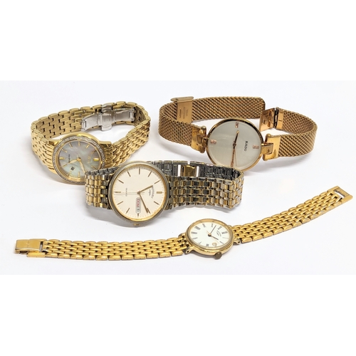 598 - A quantity of ladies watches including Rotary and Citizen, etc.