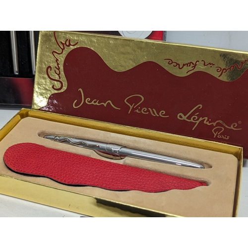 610 - A collection of pens including Quill, Jean-Pierre Lepine, etc