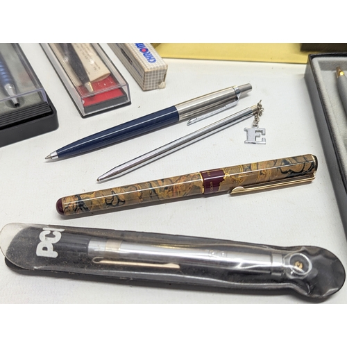 610 - A collection of pens including Quill, Jean-Pierre Lepine, etc