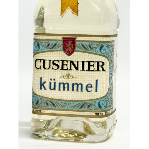 455 - A bottle of 1960’s Cusenier Kümmel. France.