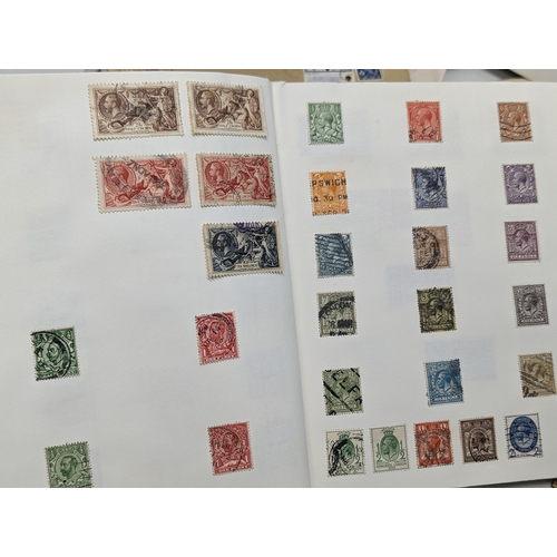 645 - A large collection of British stamps including Edward VII 1901-1910. With international stamps.