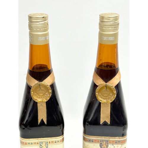 455A - Cusenier. 2 1960’s-1970’s bottles of Cusenier Cherry Brandy and Cacao Liqueur.