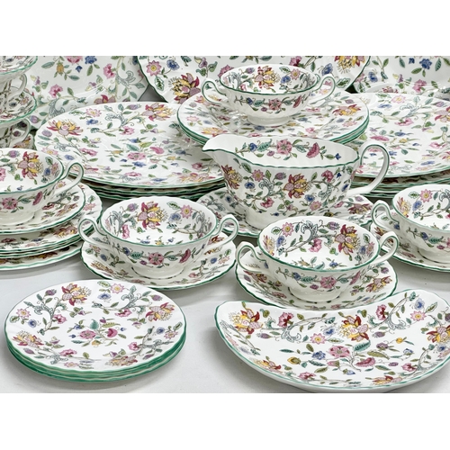 344 - A 54 piece Mintons ‘Haddon Hall’ dinner service. Designed by John Wadsworth.