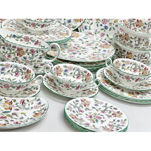 344 - A 54 piece Mintons ‘Haddon Hall’ dinner service. Designed by John Wadsworth.