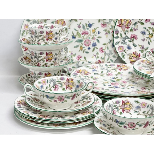 344 - A 54 piece Mintons ‘Haddon Hall’ dinner service. Designed by John Wadsworth.