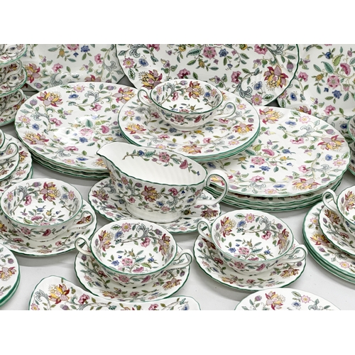 344 - A 54 piece Mintons ‘Haddon Hall’ dinner service. Designed by John Wadsworth.