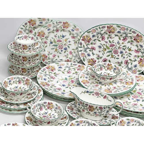 344 - A 54 piece Mintons ‘Haddon Hall’ dinner service. Designed by John Wadsworth.