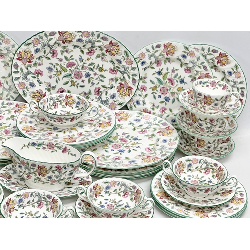 344 - A 54 piece Mintons ‘Haddon Hall’ dinner service. Designed by John Wadsworth.