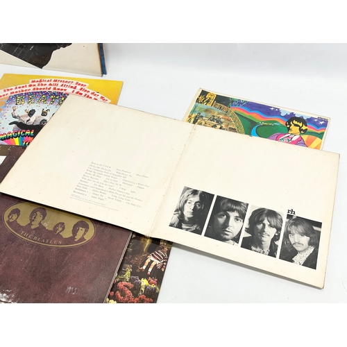 680 - A good collection of LP, Vinyl records. The Beatles White Album, The Police Synchronicity, The Beatl... 